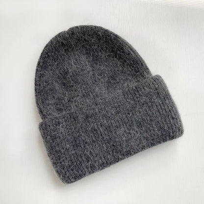 Bonnet tricoté chaud pour femme